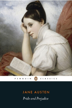 book cover Pride and Prejudice by Jane Austen
