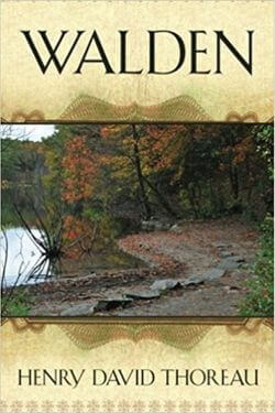 book cover Walden by Henry David Thoreau