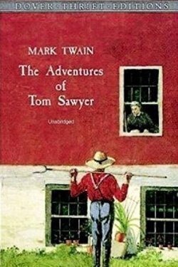 Book cover The Adventures of Tom Sawyer by Mark Twain