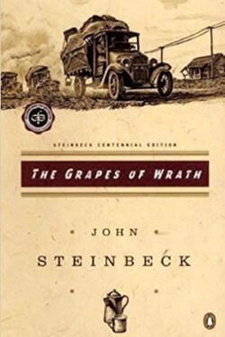 book cover The Grapes of Wrath by John Steinbeck