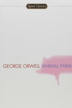 book cover Animal Farm by George Orwell