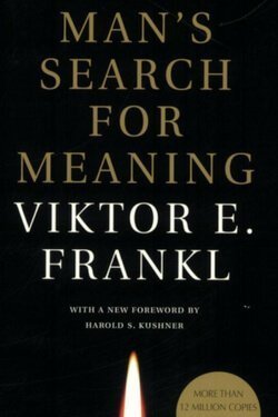 book cover Man's Search for Meaning by Viktor Frankl
