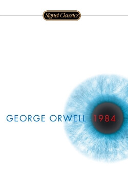 book cover 1984 by George Orwell